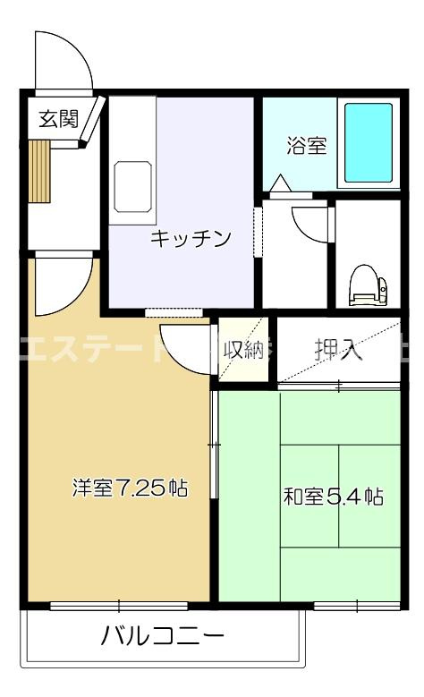 コーポ四日町の間取り