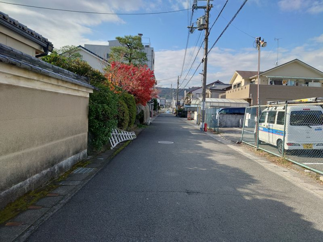 【前面道路含む現地写真】 | 山科区西野大鳥井町　売地