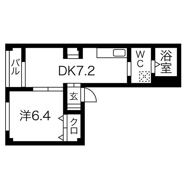 メゾンアーサーの間取り