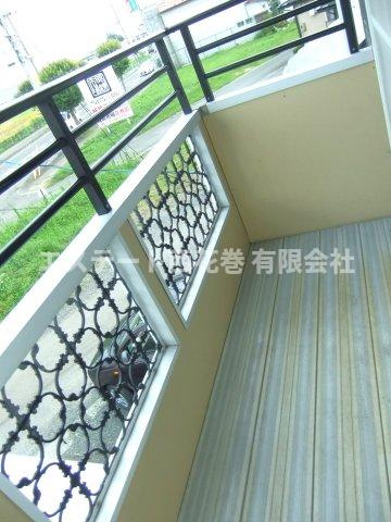 パークハイツカンパネルラのバルコニー