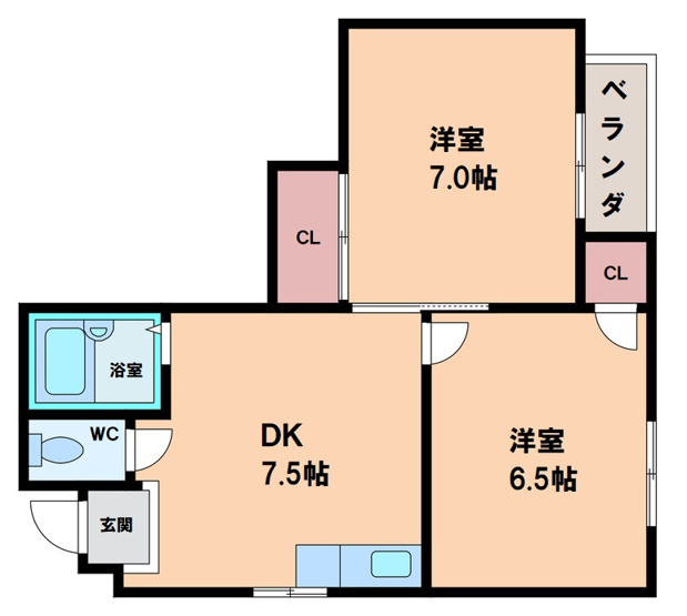 【間取り】 | ヴィラ林寺