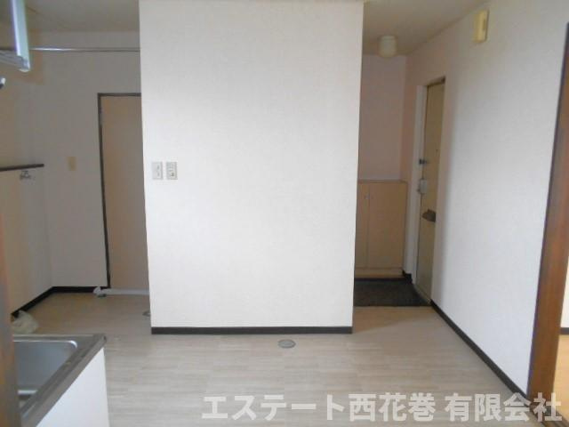 花巻市星が丘１丁目のアパートのキッチン