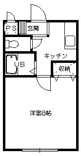 チェリーハイツⅠの間取り