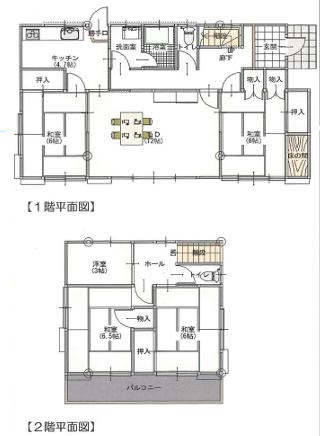 白岡市篠津　中古一戸建ての間取り|小学校・中学校まで徒歩圏内でお子様の通学も安心です！