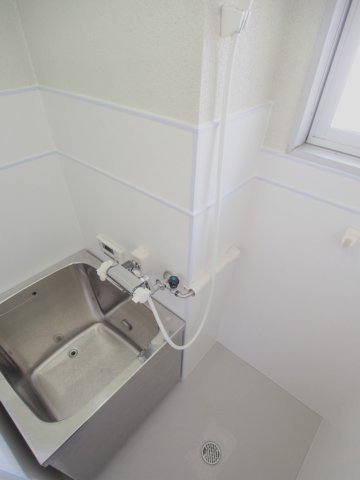 溝田ビルⅡの浴室