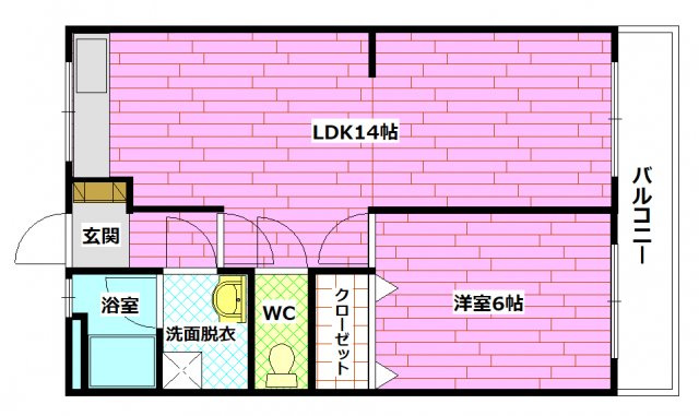 溝田ビルⅡの間取り