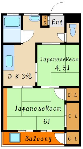 藤井マンションの間取り