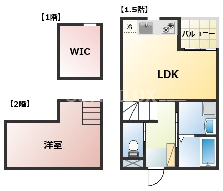 上益城郡益城町大字馬水のアパートの間取り