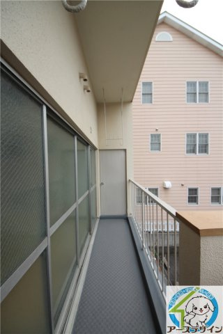 藤井マンションのバルコニー|※類似部屋