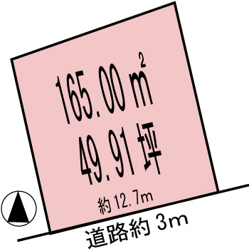 各務原市川島渡町の土地図