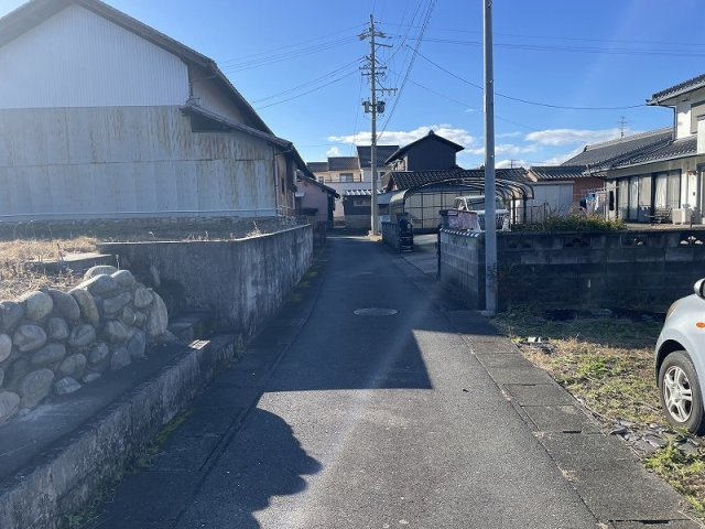 各務原市川島渡町の前面道路含む現地写真|北接道