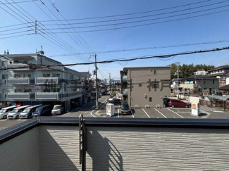 【バルコニー】 | 神戸市西区北別府5丁目　新築戸建2号棟　仲介手数料無料！ | 陽当たり良好なバルコニーです