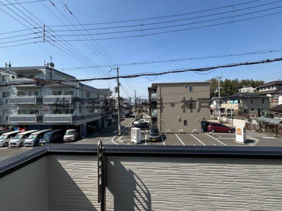 【バルコニー】 | 神戸市西区北別府5丁目　新築戸建2号棟　仲介手数料無料！ | 陽当たり良好なバルコニーです