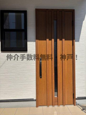 【玄関】 | 神戸市西区北別府5丁目　新築戸建2号棟　仲介手数料無料！ | ゆったりとした玄関です