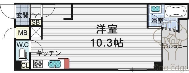 デュオ・グラン梅田東の間取り