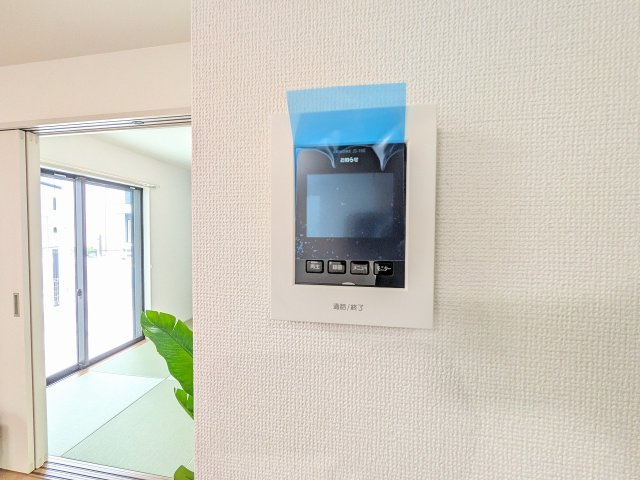 八王子市　石川町　新築一戸建て　６期のセキュリティ|～TVモニター付インターホン　訪問者の確認に便利です～