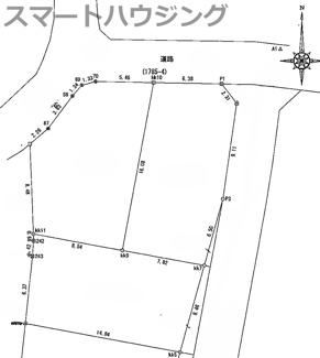 【土地図】 | 土地　京王相模原線　JR横浜線　相模線　橋本駅　久保沢３ | 土地137.2㎡（41.5坪）