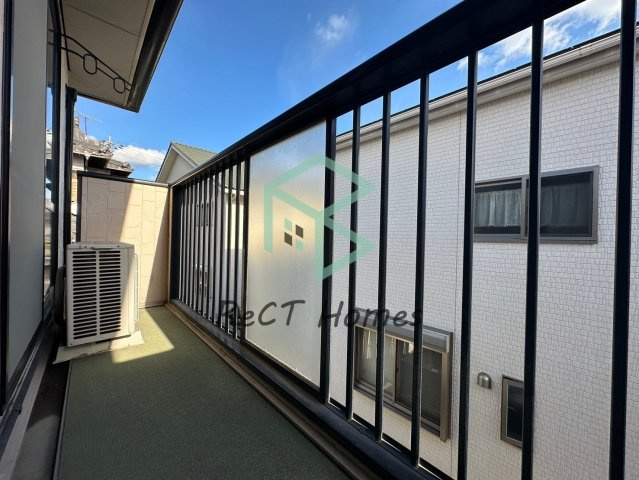 エクセル山崎のバルコニー