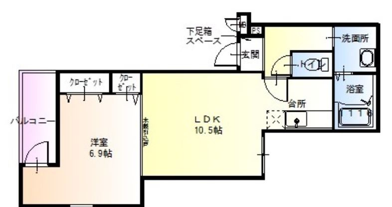 フジパレス奏の間取り