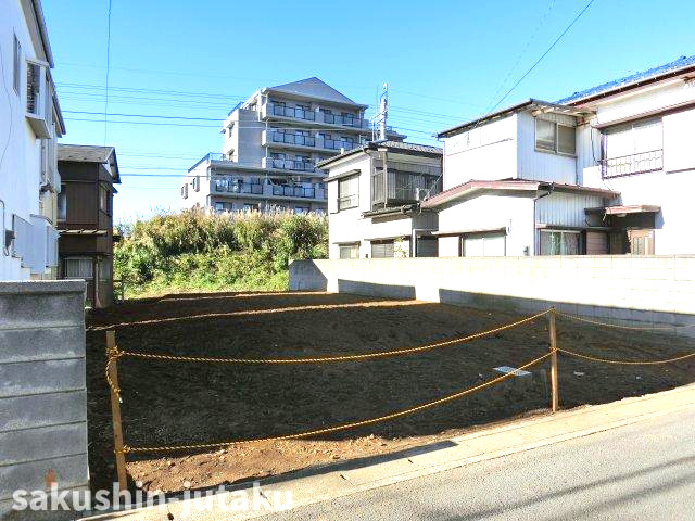 作新台５丁目　売地の外観|作新台５丁目　売地　建築条件なし　約53坪　東南側公道面