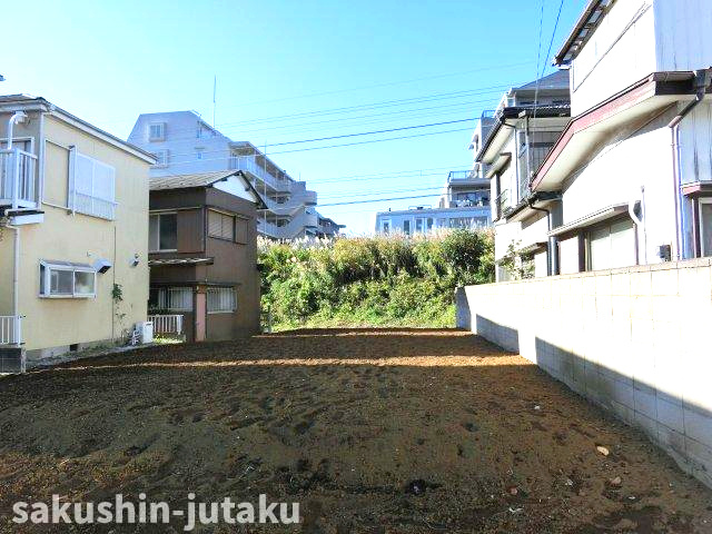 作新台５丁目　売地の外観|作新台５丁目　売地　建築条件なし　約53坪　東南側公道面