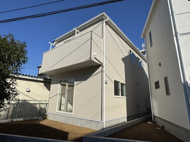 柏市塚崎１丁目新築戸建【大津ヶ丘第二小学校：5分】の外観|1号棟外観・完成済み内覧可能です！