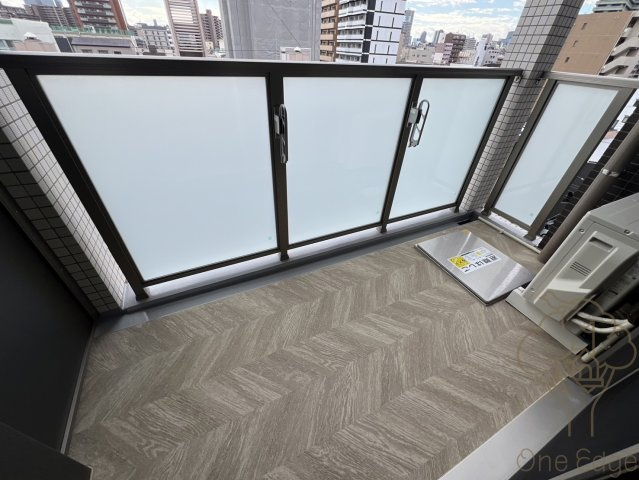 ミラージュパレス都島本通のバルコニー