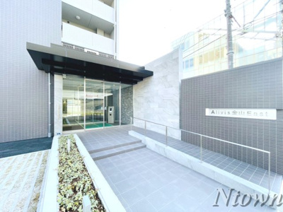 【エントランス】 | Alivis金山East | ゆとりのあるエントランスです