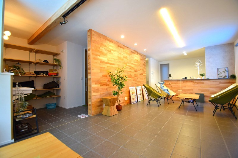 南沢2条2丁目[新築]の居間・リビング|リビング別角度（2）！