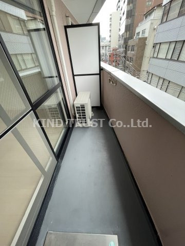 アルファ西天満のバルコニー|暖かな日差しのふりそそぐバルコニー