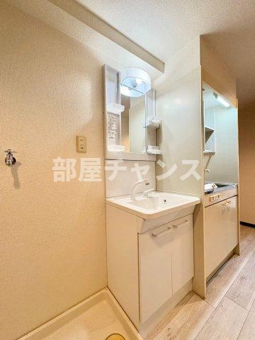 グランメール城西の洗面所