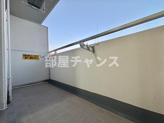 マリオン城西のバルコニー