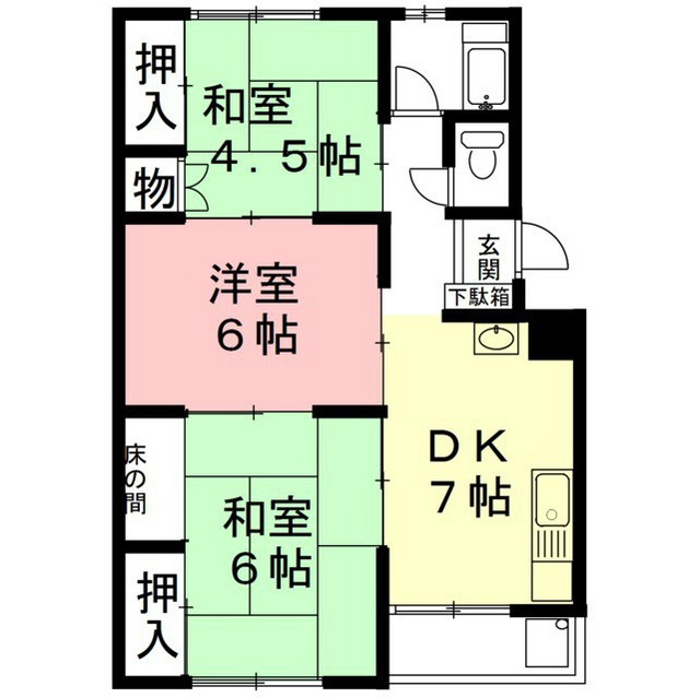 BLUEROSE咲の間取り