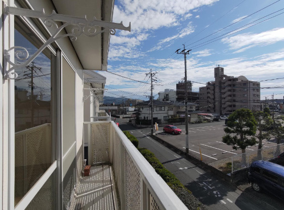 上津コーポE棟の展望