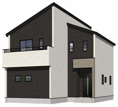 【外観】 | 北区今保1期①号棟 | 完成予想図です
