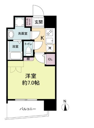 【間取り】 | アドバンス難波ラシュレ