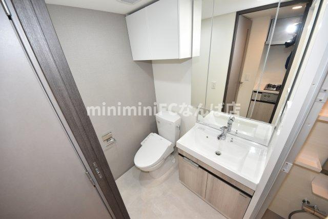 アーバネックス難波WESTの洗面所