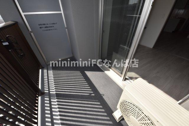 アーバネックス難波WESTのバルコニー