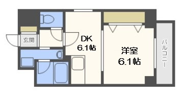 【間取り】 | KDXレジデンス難波南
