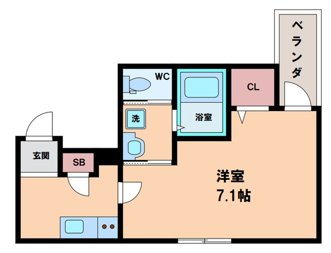 【間取り】 | H-maison林寺Ⅱ