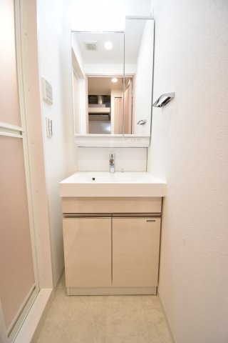 ワールドアイ難波南PORTAの洗面所