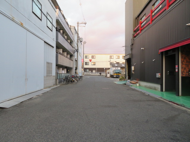大阪市平野区平野馬場１丁目の工場の周辺