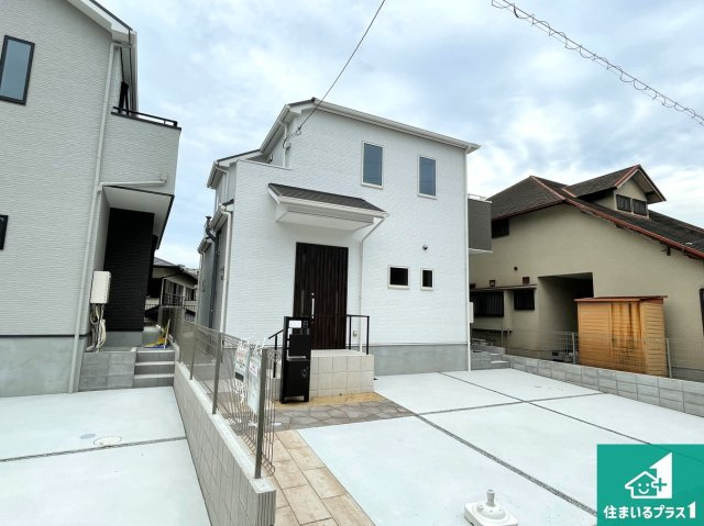 神戸市垂水区つつじが丘　新築一戸建ての外観|お客様に長く安心して住んでいだだける事にこだわった家づくり！住んでからのアフターサービスにもしっかりと取り組んでいます！