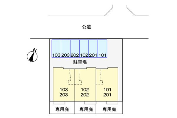 パークメゾン　　刈谷市近郊の賃貸ならクラスホーム刈谷店の駐車場