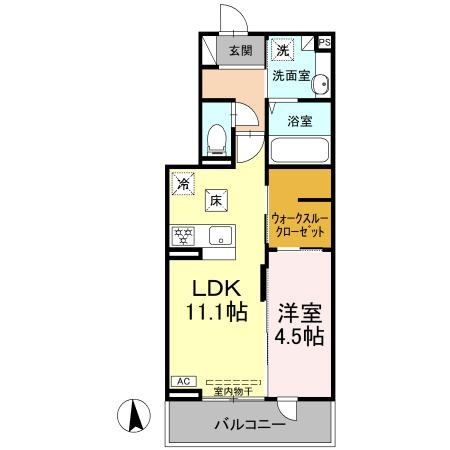 【間取り】 | フェリシア朝生田