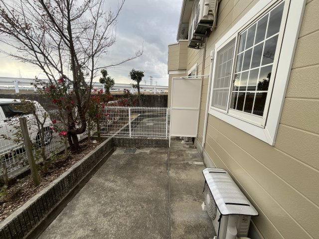 クレストヨコセキのバルコニー