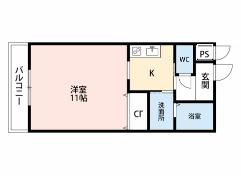 ティーワン緑町　　　刈谷市近郊の賃貸はクラスホームの間取り