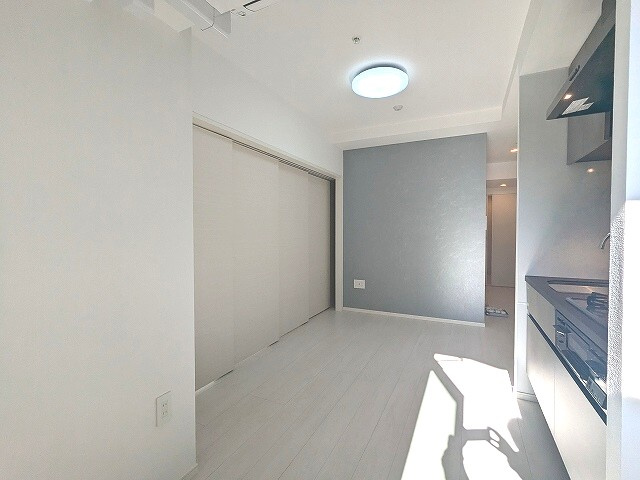 ルジュール神田須田町の設備|南向き日当り良好です、リビングにエアコンと照明付きです