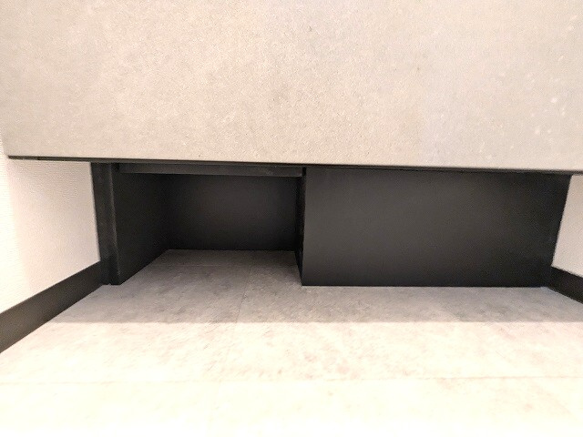 ルジュール神田須田町の設備|トイレと独立洗面室、洗面台の下にヘルスメーターストックあります