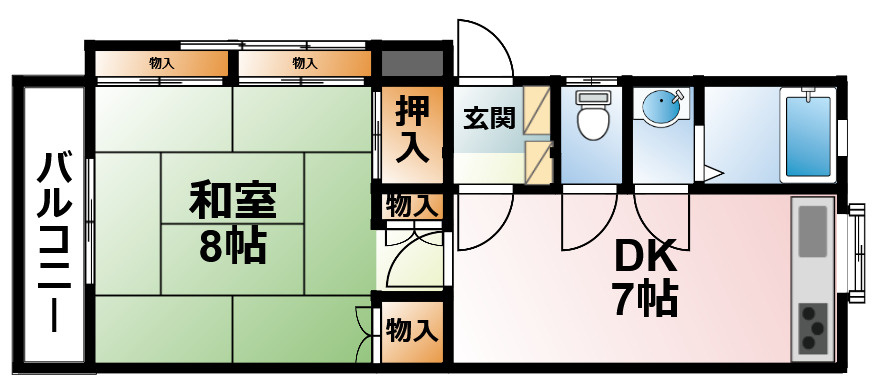 コーポ牧野の間取り